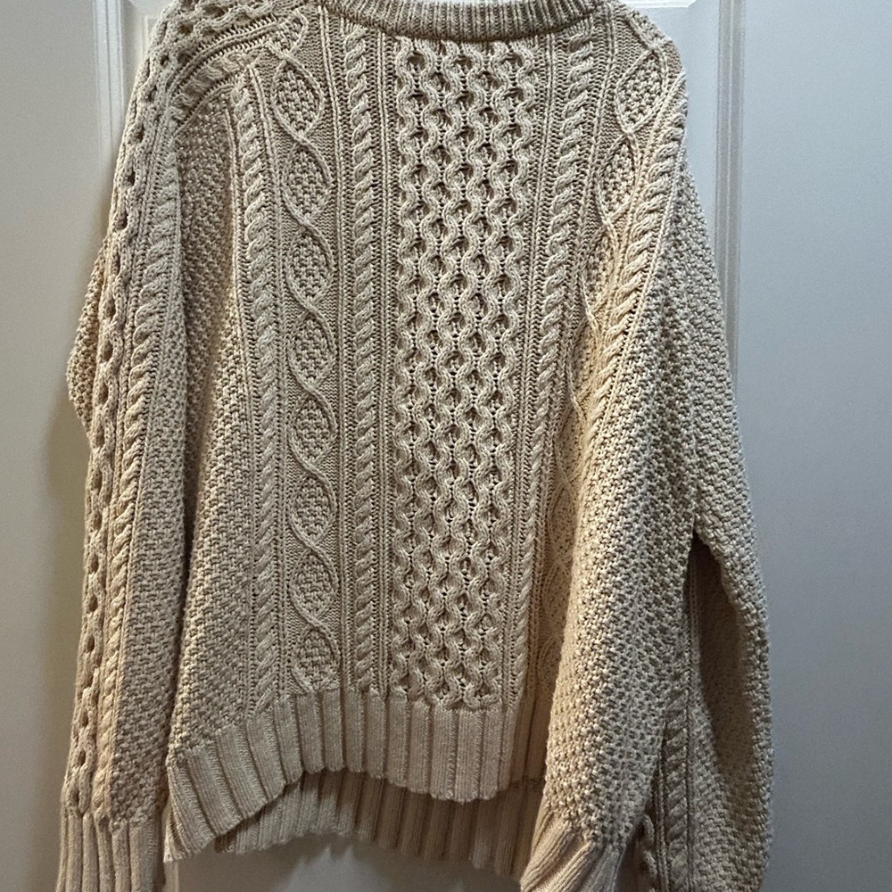 LL Bean Cable Knit Sweater